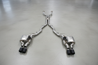 BMW M6 E63/E63 LCI Stainless Steel Valved Catback Exhaust System with Matt Carbon Tips