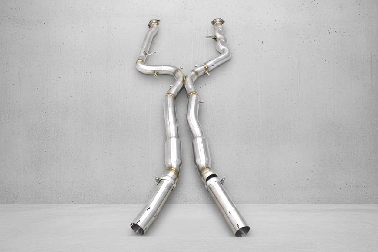 BMW M3/M4 G8X Stainless Steel Midpipes Without OPF
