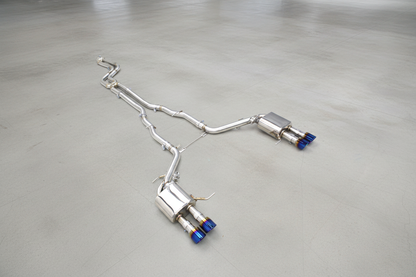 BMW 640i F06/F12/F13 Stainless Steel Valved Catback Exhaust System With Burnt Exhaust Tips
