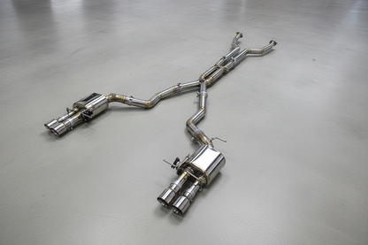 BMW M5 E60 Silver Titanium Valved Catback Exhaust System