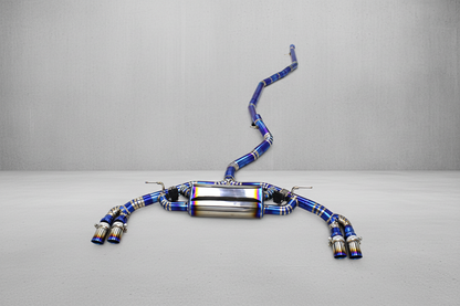 BMW X5M F95/F96 Stainless Steel Valved Catback Exhaust System Gloss Carbon Tips