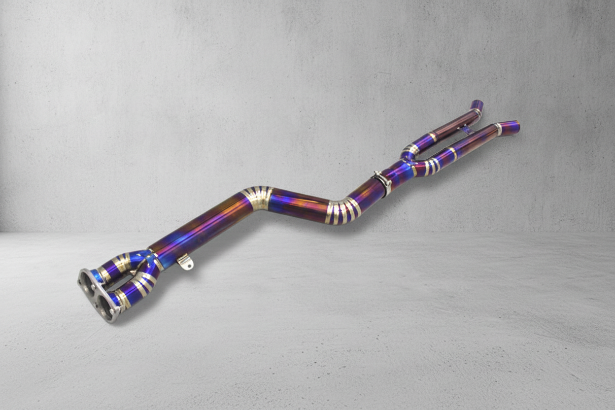 BMW X3M G01/G01 LCI Titanium Mid Pipes