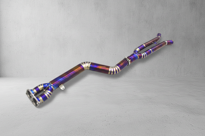 BMW X3M G01/G01 LCI Titanium Mid Pipes