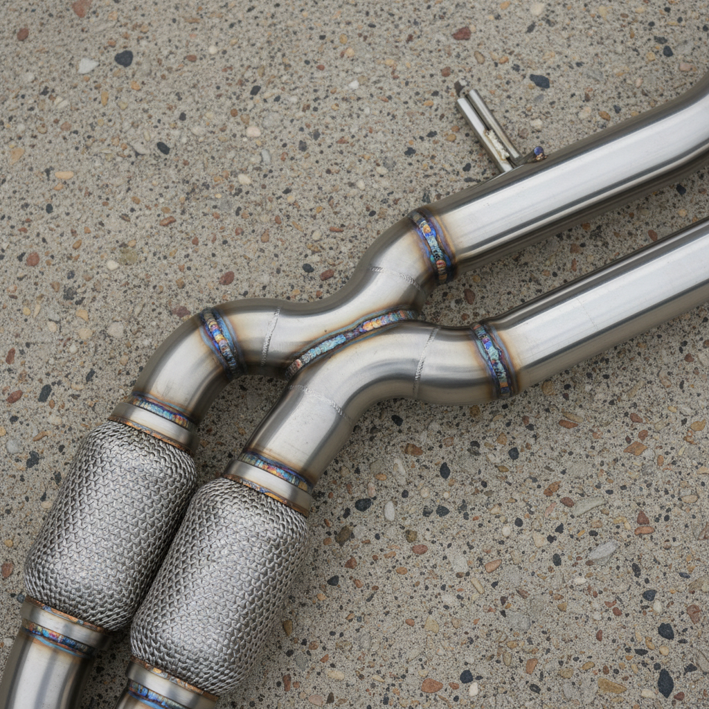Audi A6/A7 3.0L C7/C8 Stainless Steel Valved Catback Exhaust System With RS Exhaust Tips