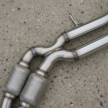 Audi A6/A7 3.0L C7/C8 Stainless Steel Valved Catback Exhaust System With RS Exhaust Tips
