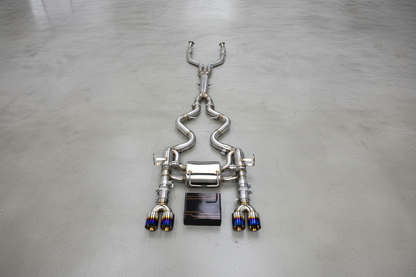 BMW M3 E90/E92/E93 Stainless Steel Valved Catback Exhaust System With Burnt Exhaust Tips