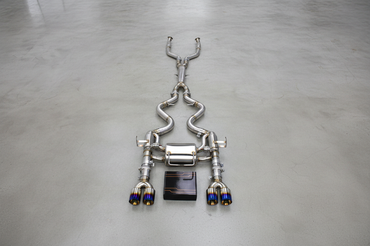 BMW M3 E90/E92/E93 Stainless Steel Valved Catback Exhaust System With Burnt Exhaust Tips