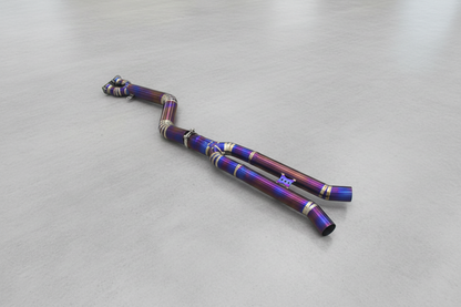 BMW X3M G01/G01 LCI Titanium Mid Pipes