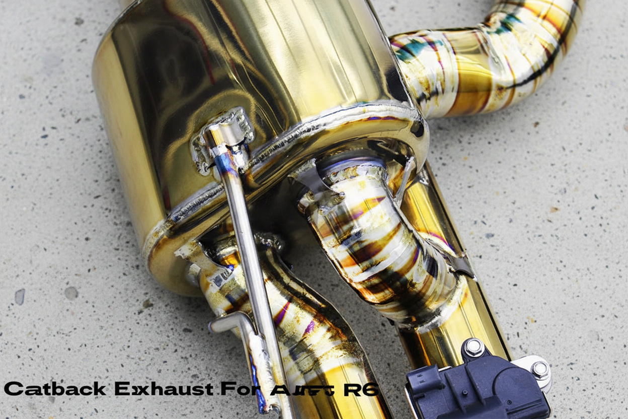 Audi RSQ8 F1 Gold Titanium Valved Catback Exhaust System