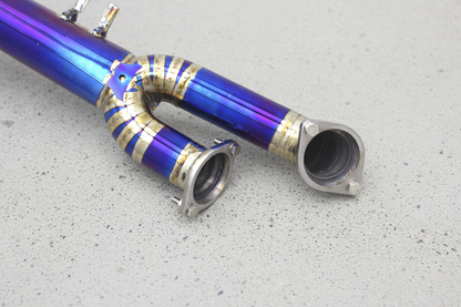BMW M3/M4 G8X Titanium Midpipe with Extended Brace