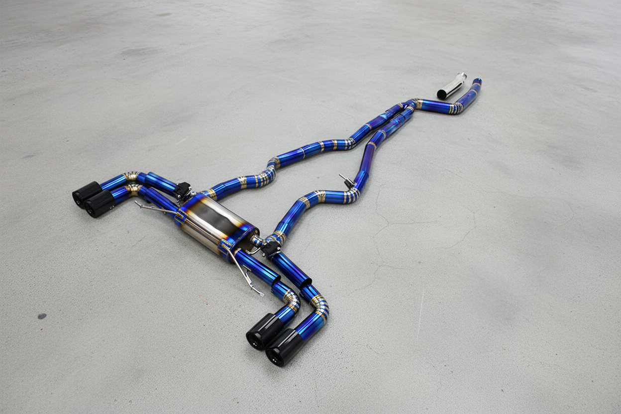 BMW M240I G42/ G42 LCI Titanium Valved Catback Exhaust System With M Performance Tips