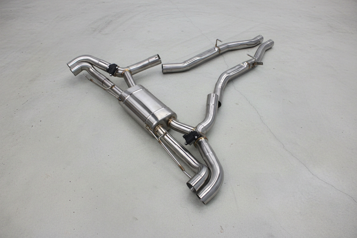 BMW X7 M50i G07/G07 LCI Stainless Steel Valved Axleback Exhaust System