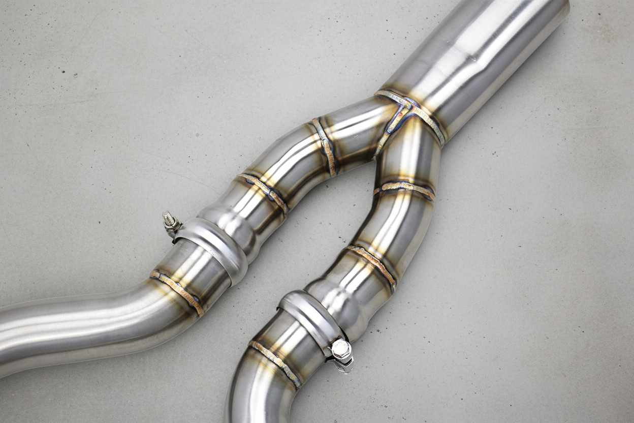 BMW M3 E90/E92/E93 Stainless Steel Valved Catback Exhaust System With Burnt Exhaust Tips