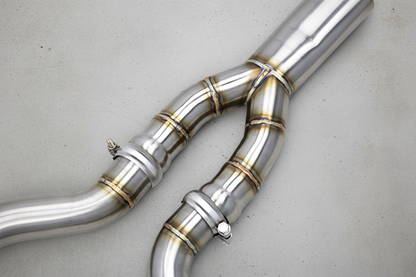 BMW M3 E90/E92/E93 Stainless Steel Valved Catback Exhaust System With Burnt Exhaust Tips