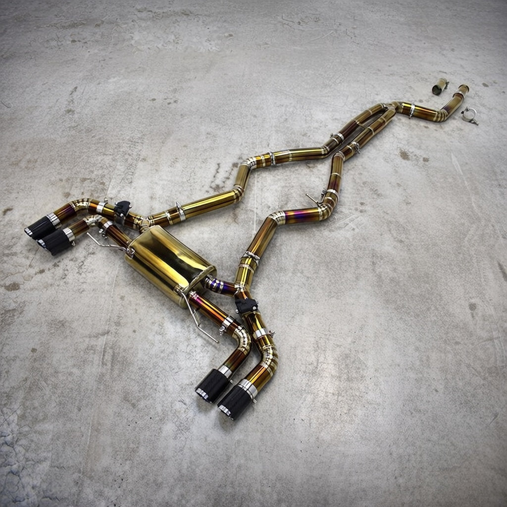BMW M340i Gold Titanium Valved Exhaust System