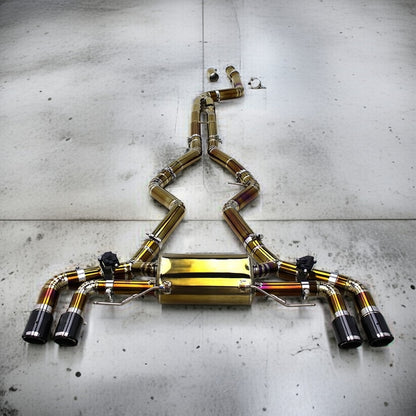 BMW M340i Gold Titanium Valved Exhaust System