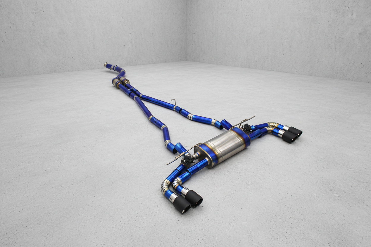 BMW 540i G30/G30 LCI Titanium Valved Catback Exhaust System