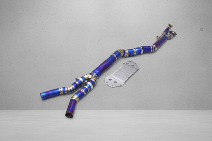 BMW M3/M4 G8X Titanium Midpipe with Extended Brace