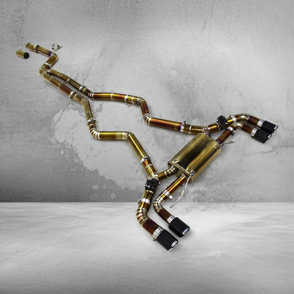 BMW M340i Gold Titanium Valved Exhaust System