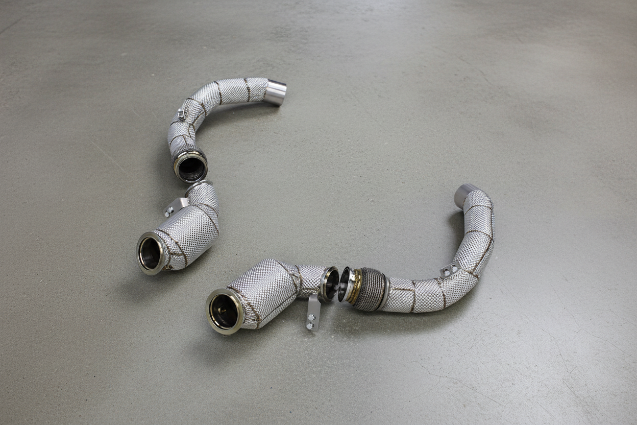 BMW M8 F91/F92/F93 and LCI Catted Downpipe