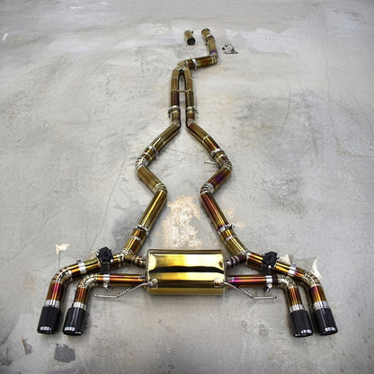 BMW M340i Gold Titanium Valved Exhaust System
