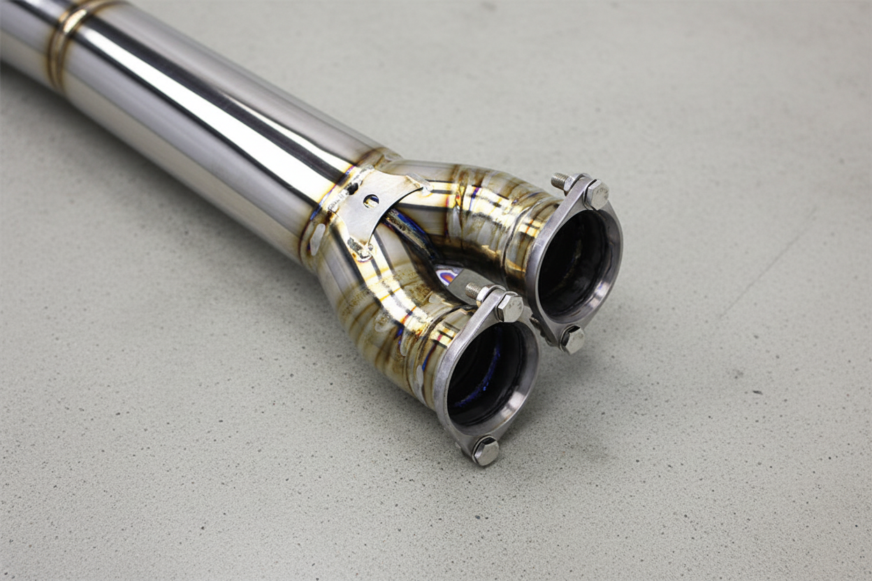 BMW M3/M4 F80/F82 Silver Racing Titanium Catback Exhaust System