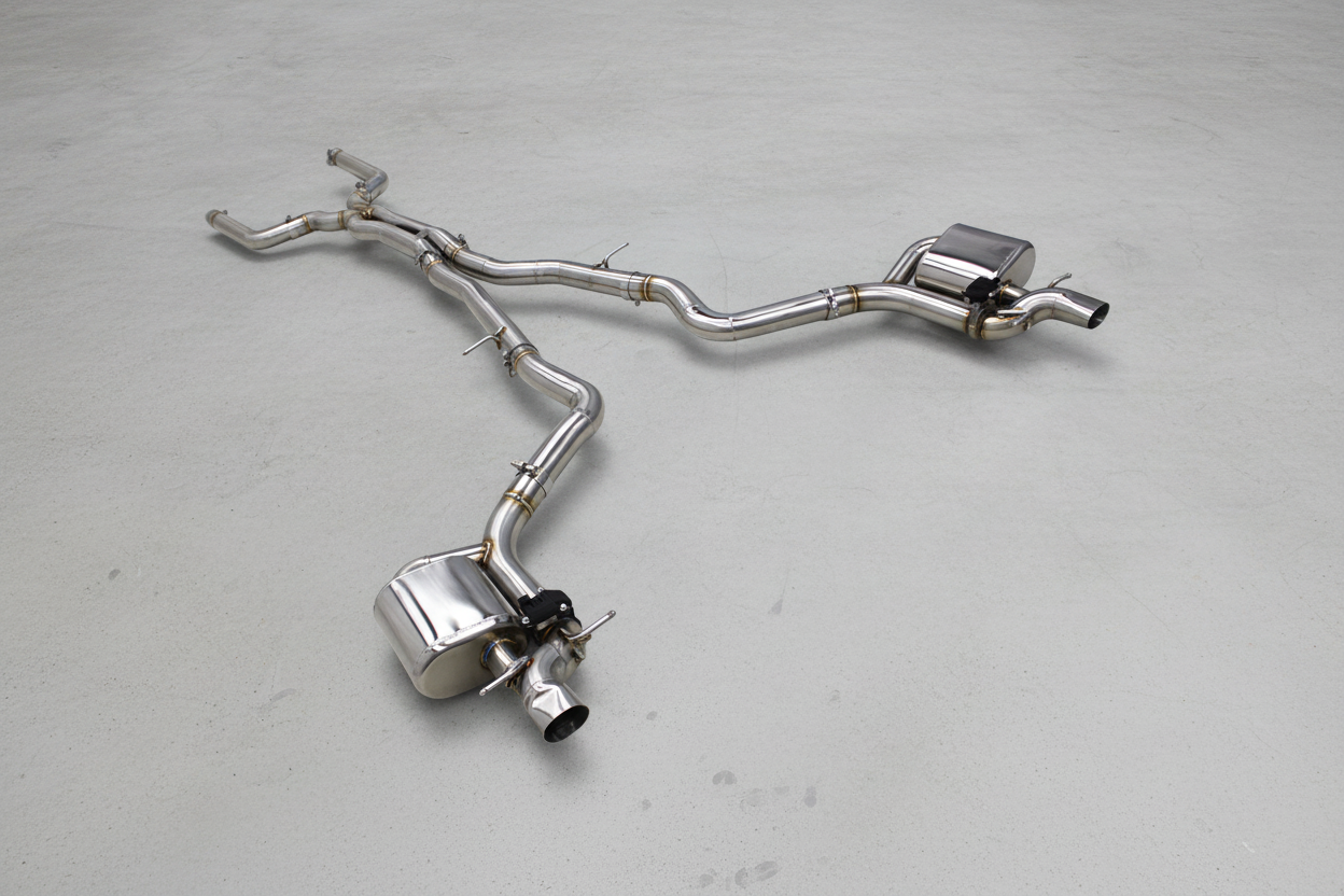 Mercedes E63S AMG W213 Stainless Steel Valved Catback Exhaust