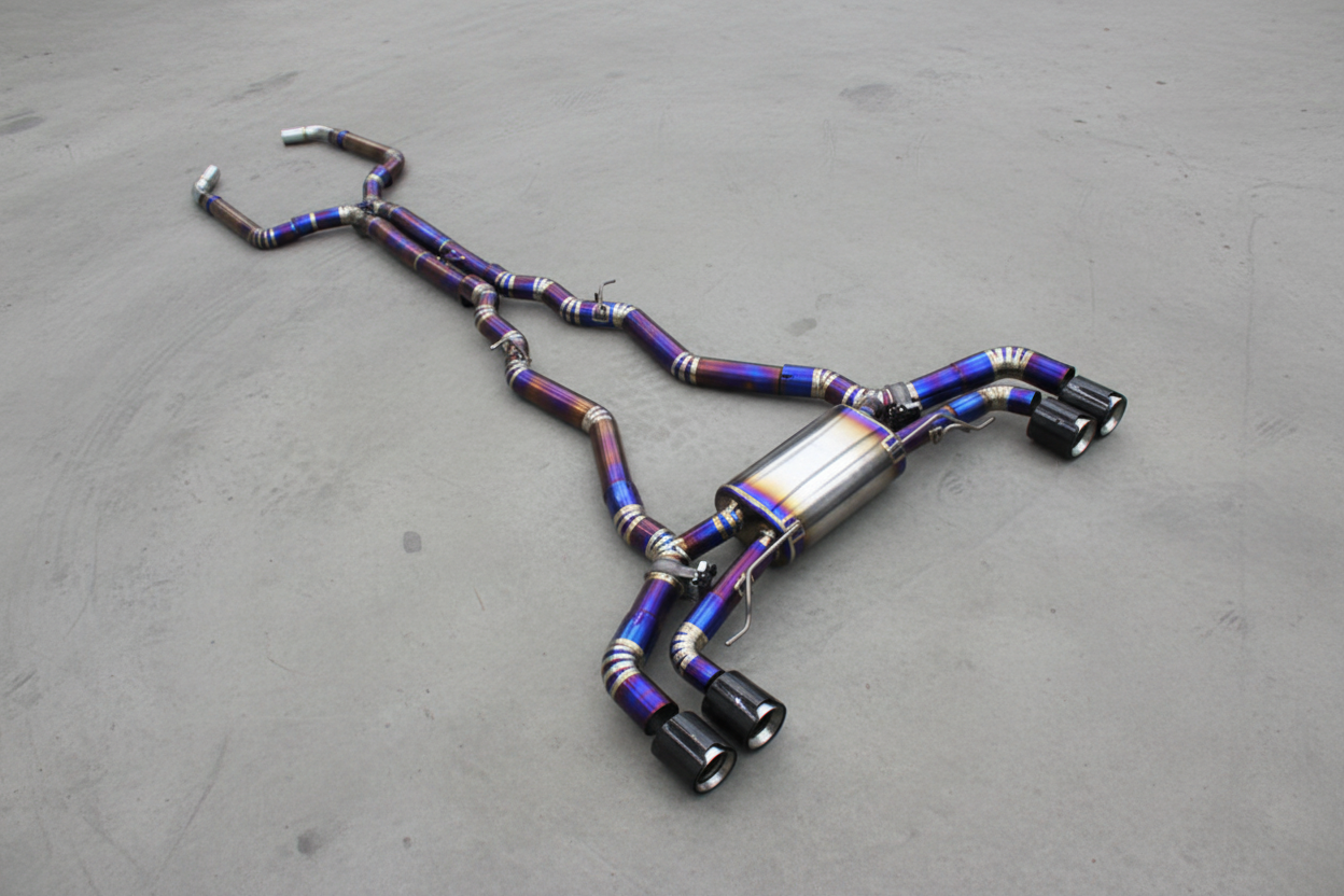 BMW M550I G30/G30 LCI Titanium Valved Catback Exhaust System