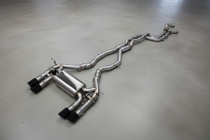 BMW M3/M4 F80/F82 Stainless Steel Valved Full Exhaust System W/ Carbon Fibre Exhaust Tips
