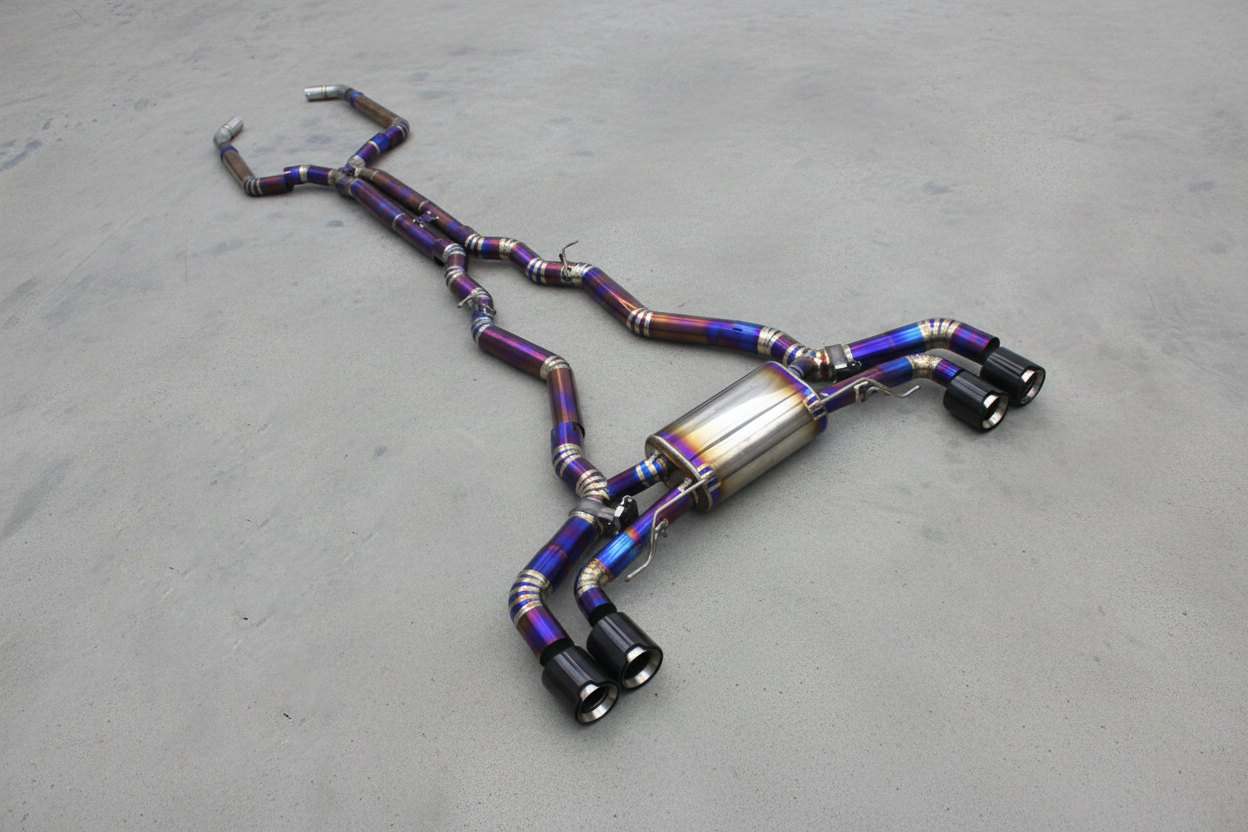 BMW M550I G30/G30 LCI Titanium Valved Catback Exhaust System