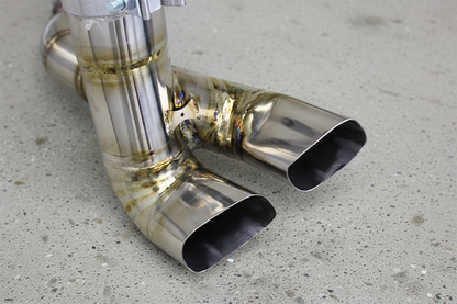 Audi R8 Type 4S Silver Titanium Valved Catback Exhaust System