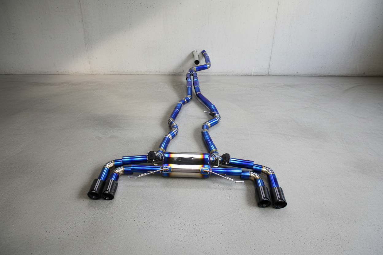 BMW M240I G42/ G42 LCI Titanium Valved Catback Exhaust System With M Performance Tips