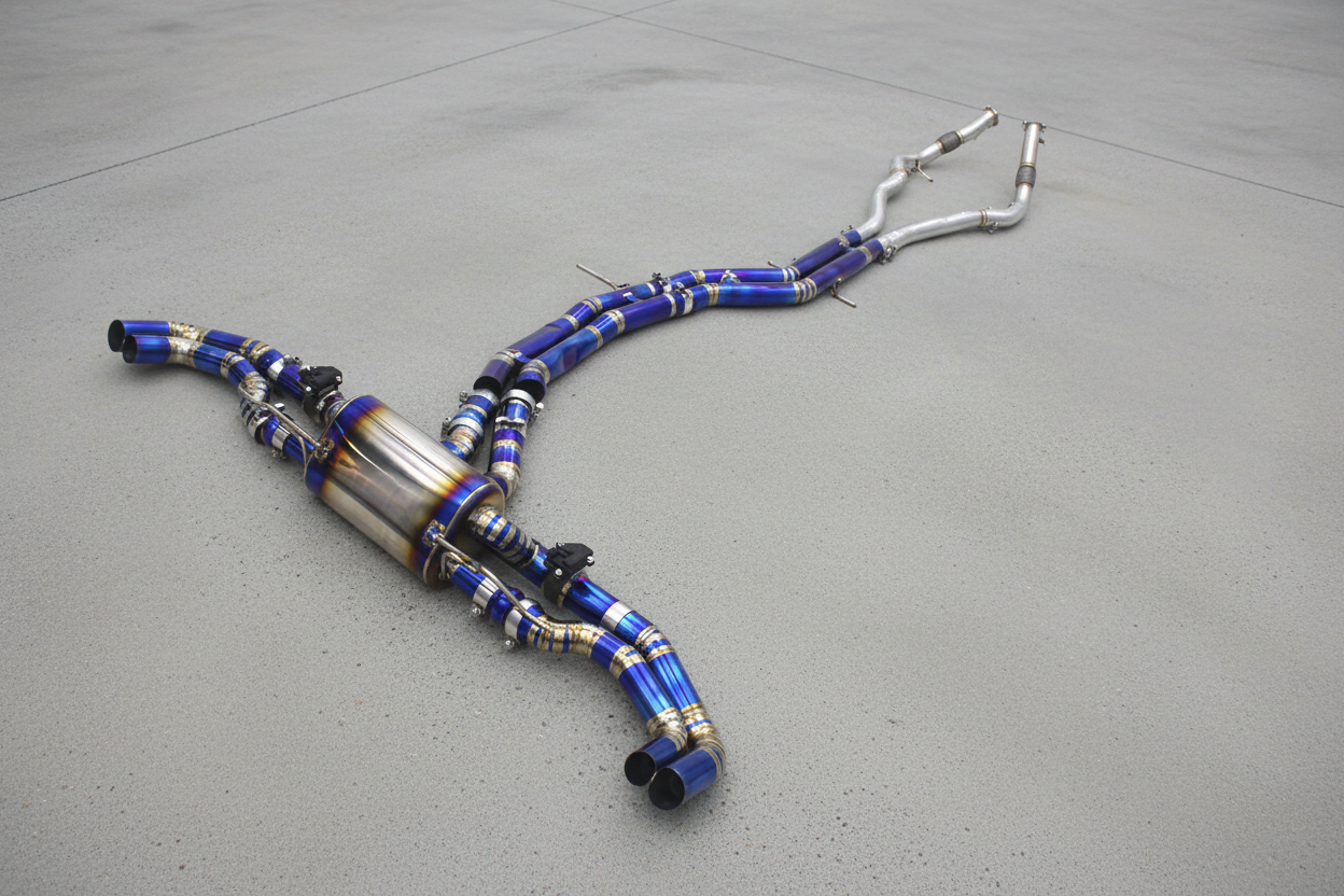 Audi RSQ8 F1 Titanium Valved Catback Exhaust System