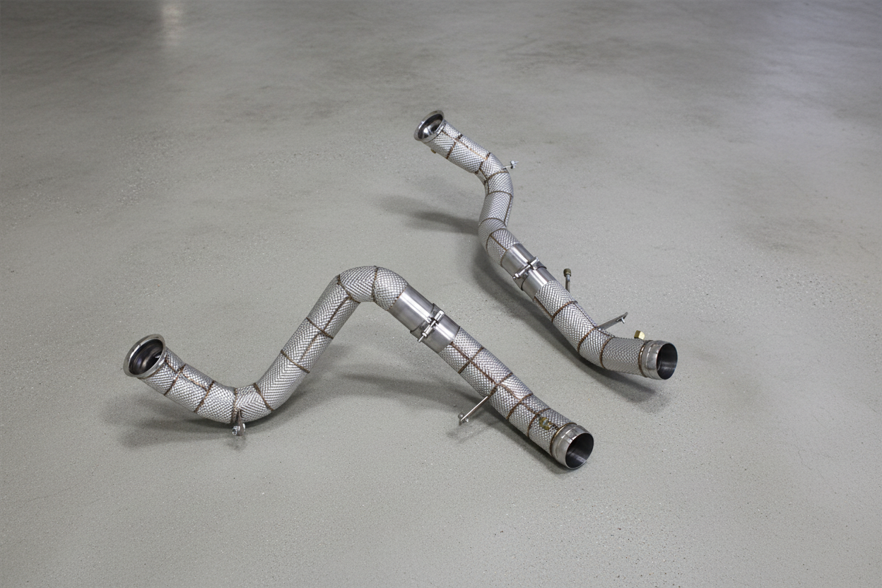 Mercedes E63S AMG W213 Catless Downpipe