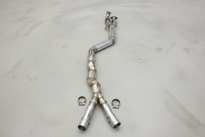 BMW M2 G87/G87 LCI Titanium Silver Single Midpipe