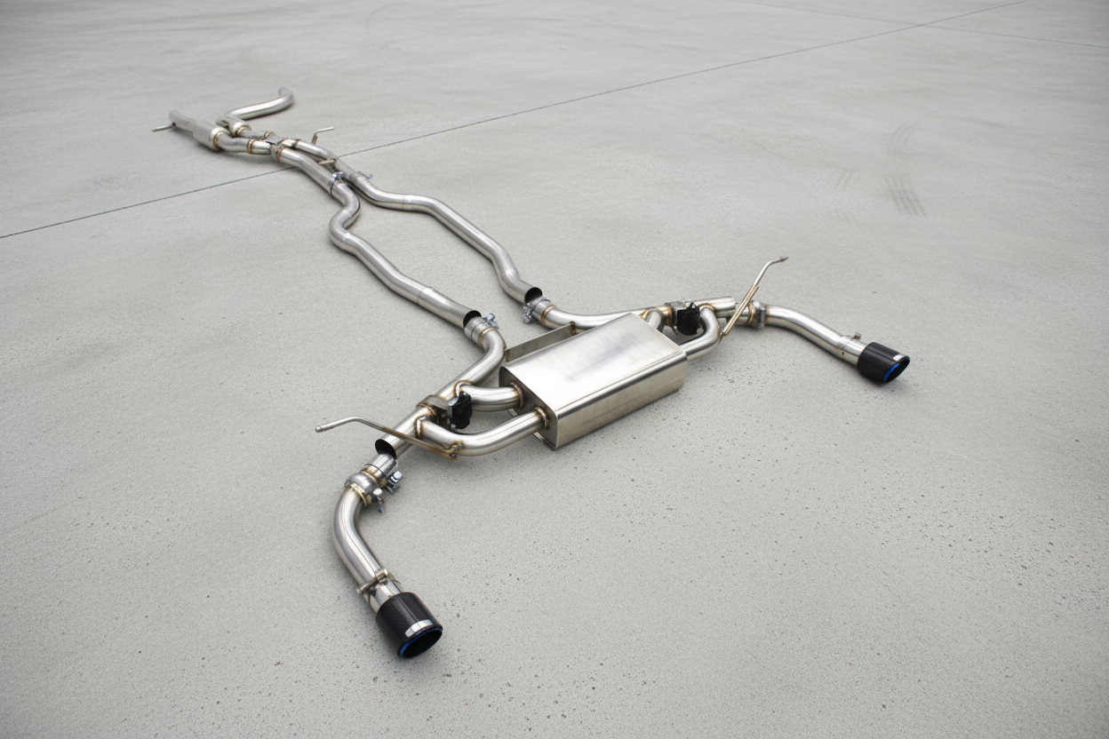 Audi Q7 4L/4M Stainless Steel Valved Exhaust System