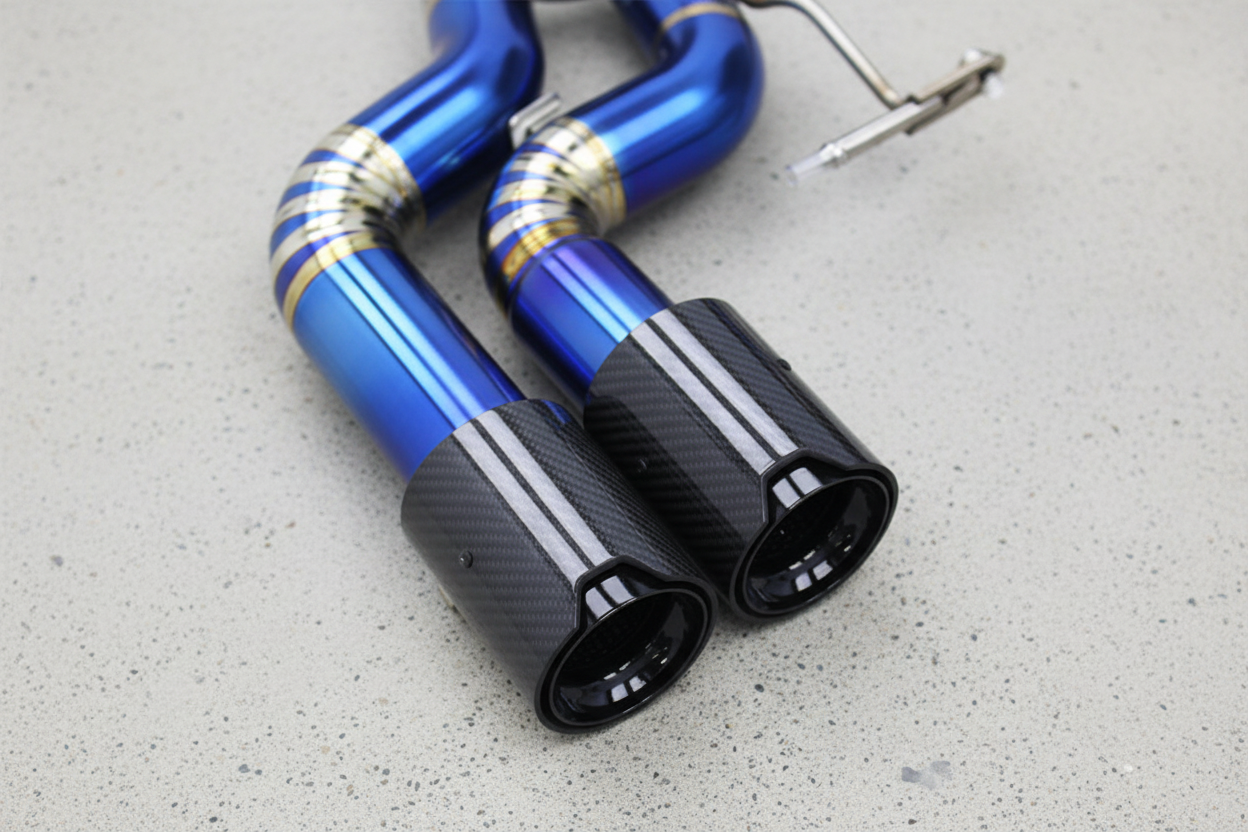 BMW M240I G42/ G42 LCI Titanium Valved Catback Exhaust System With M Performance Tips