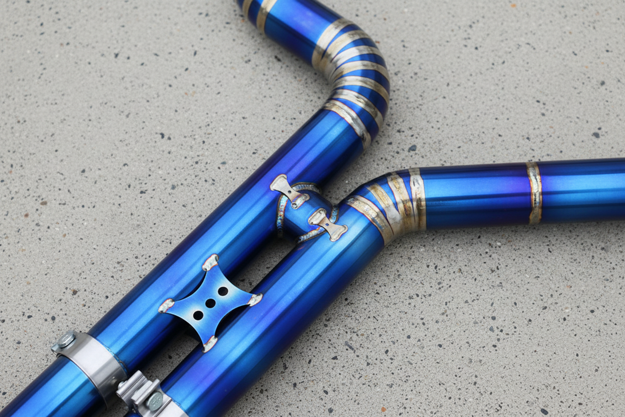 BMW M3/M4 G8X Titanium Valved Catback Exhaust System with Carbon Fibre M Performance Exhaust Tips