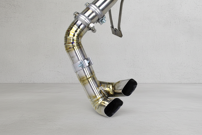Audi R8 Type 4S Silver Titanium Valved Catback Exhaust System