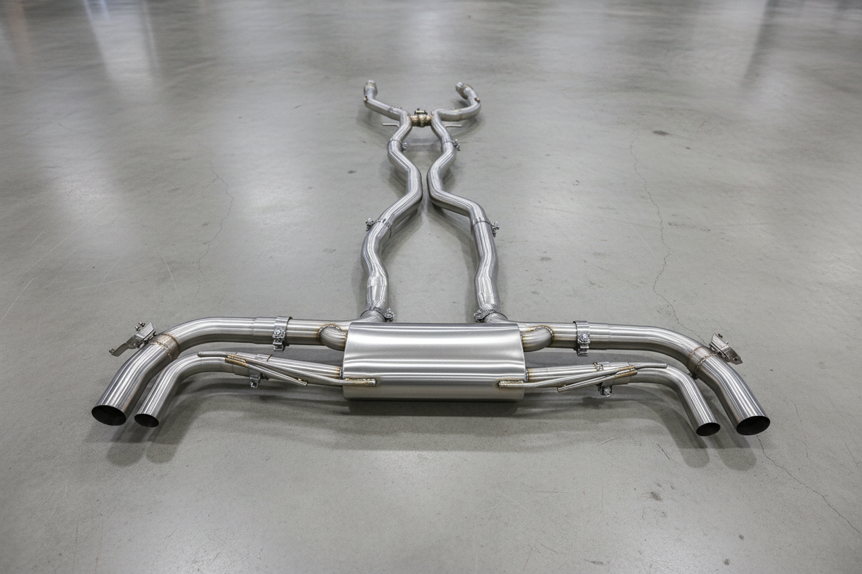 Mercedes GLE63 AMG W167 Stainless Steel Valved Exhaust System