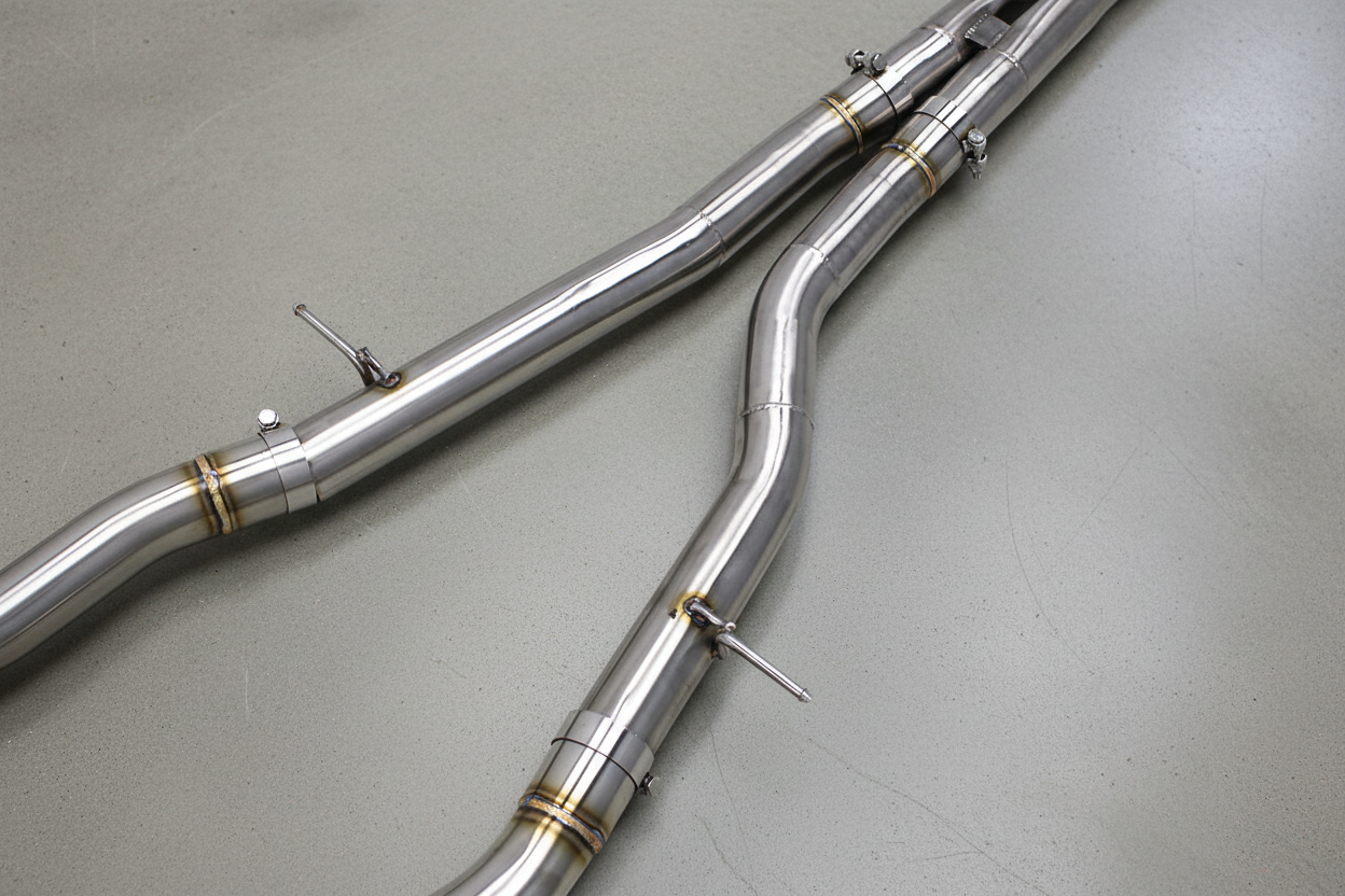 Mercedes E63S AMG W213 Stainless Steel Valved Catback Exhaust