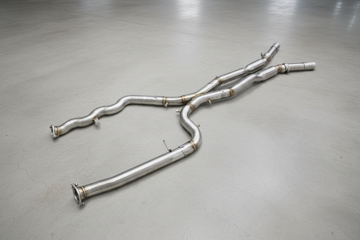 BMW M3/M4 G8X Stainless Steel Midpipes Without OPF