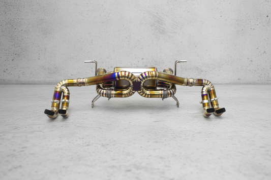 Audi R8 Type 4S Gold/Purple Titanium Valved Catback Exhaust System