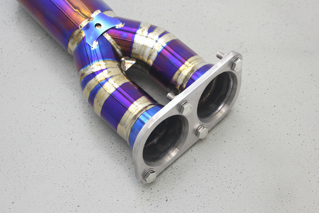 BMW X3M G01/G01 LCI Titanium Mid Pipes