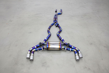 BMW M240I G42/ G42 LCI Titanium Valved Catback Exhaust System With Chrome Tips