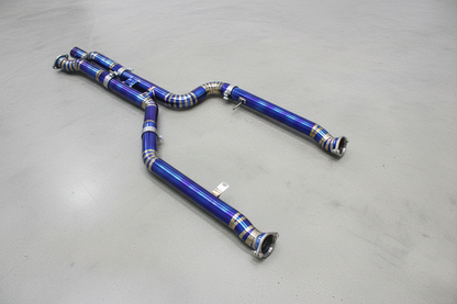 BMW M3/M4 G8X Titanium Valved Catback Exhaust System with Carbon Fibre M Performance Exhaust Tips