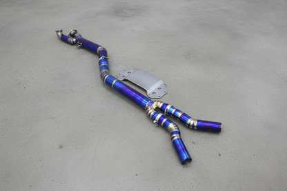 BMW M3/M4 G8X Titanium Midpipe with Extended Brace