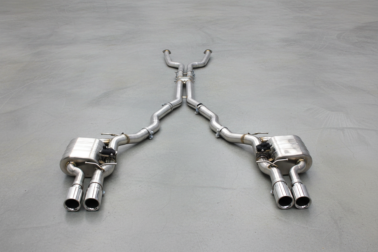 BMW M6 E63/E63 LCI Stainless Steel Valved Catback Exhaust System