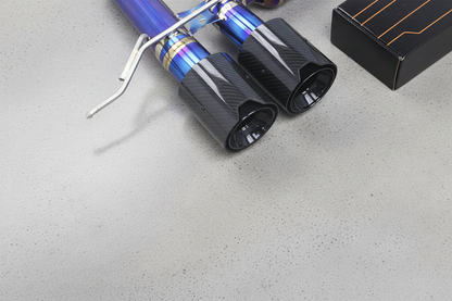 BMW M3/M4 G8X Titanium Valved Catback Exhaust System with Carbon Fibre M Performance Exhaust Tips