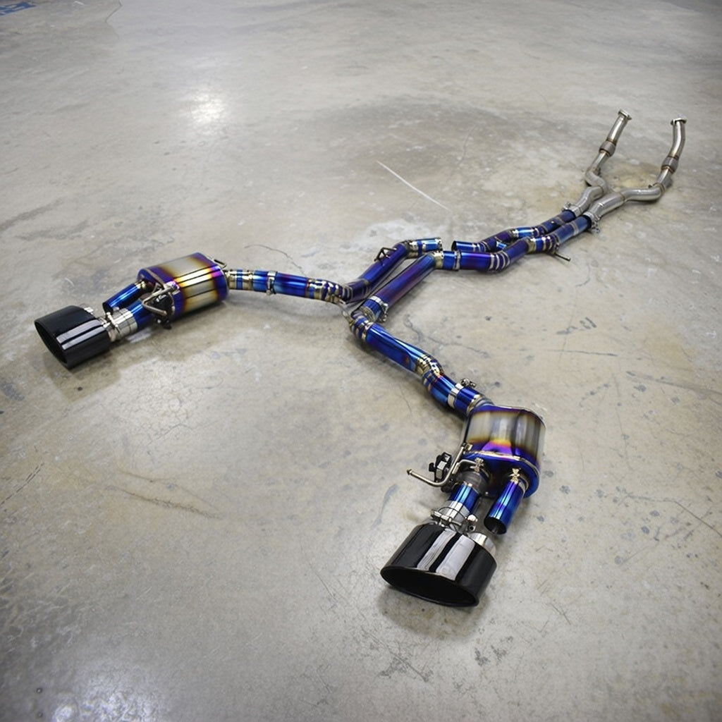 AUDI RS7 C8 TITANIUM VALVED CATBACK EXHAUST SYSTEM